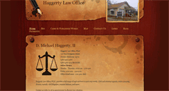 Desktop Screenshot of haggertylawoffice.com