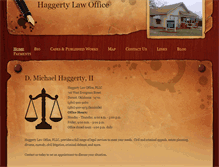 Tablet Screenshot of haggertylawoffice.com